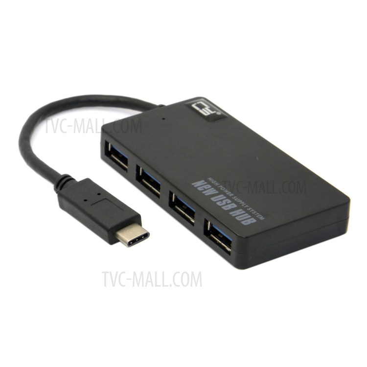 USB 3.1 Type-C USB-C & USB 3.0 Combo 4 Port Hub For Laptop & Computer Support Windows 8 Mac OS-7