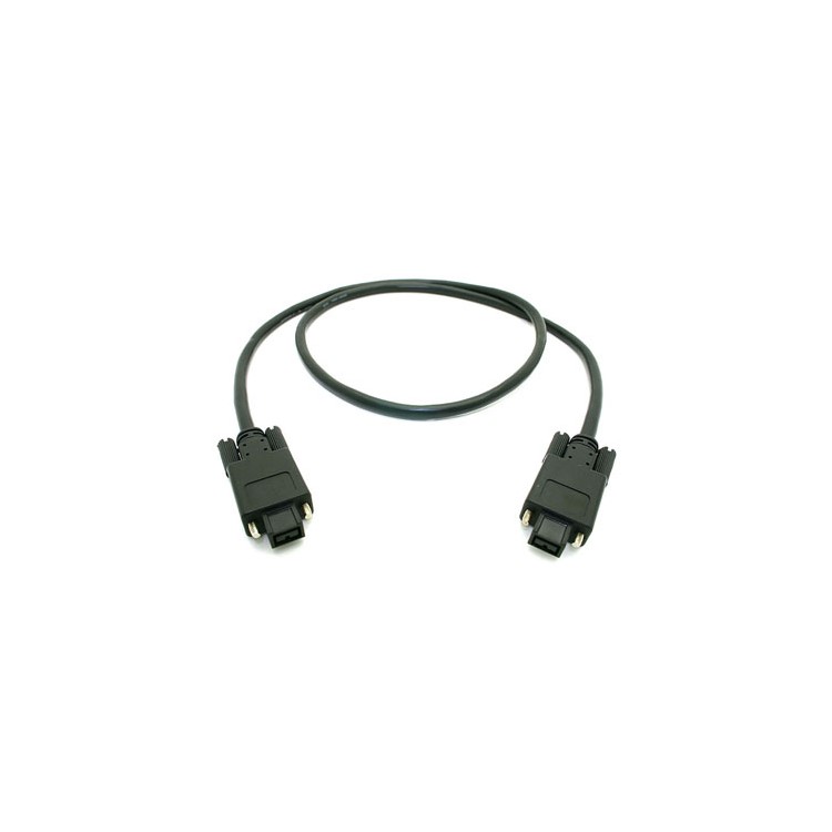 1.8m 9-Pin/9-Pin IEEE 1394 Firewire Cable iLink DV Data Transfer with Screw - Black-1