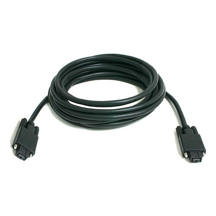 1.8m 9-Pin/9-Pin IEEE 1394 Firewire Cable iLink DV Data Transfer with Screw - Black-3