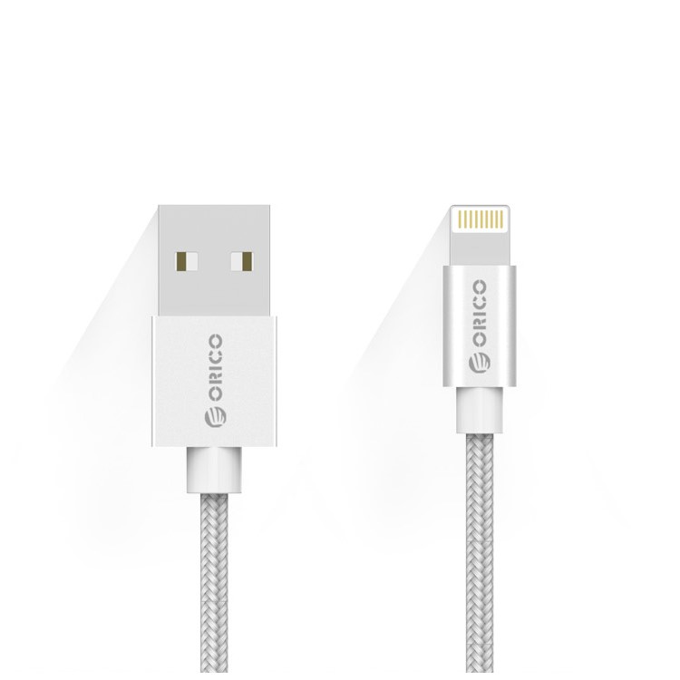 ORICO IDC-10-SV Metal MFI Certified Lightning 8Pin Woven Charging Data Cable-12