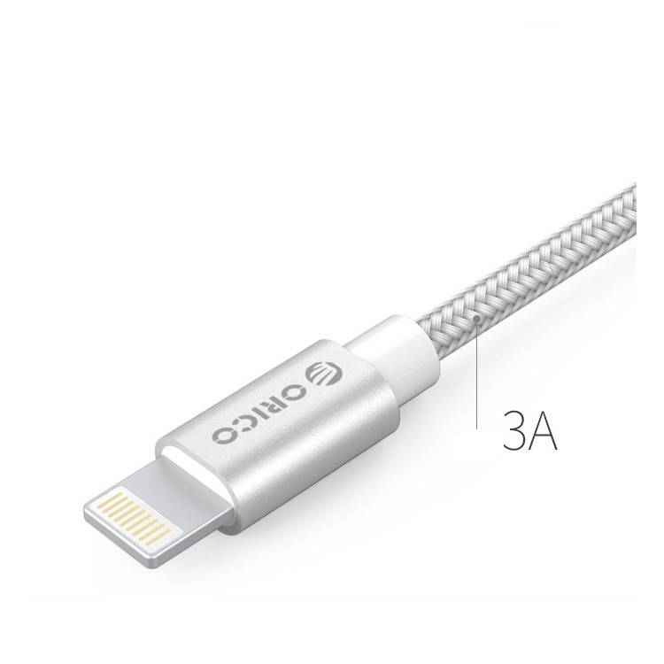 ORICO IDC-10-SV Metal MFI Certified Lightning 8Pin Woven Charging Data Cable-4
