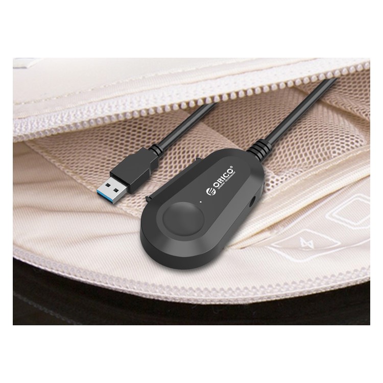ORICO 35UTS USB 3.0 to SATA Cable with LED Indicator / Adapter - Black / EU Plug-7