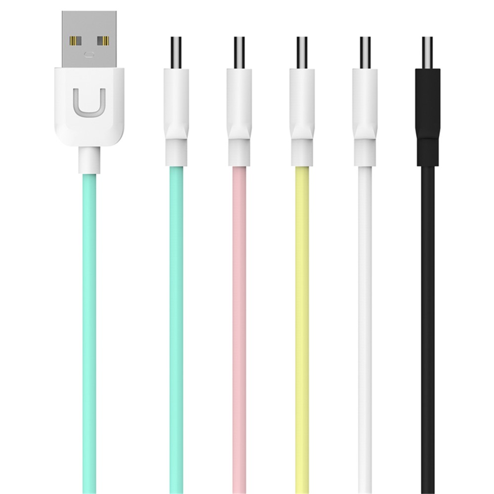 USAMS 1m USB Type-C Data Charging Cord for Huawei Mate 9/Galaxy C9 Pro etc - White-7