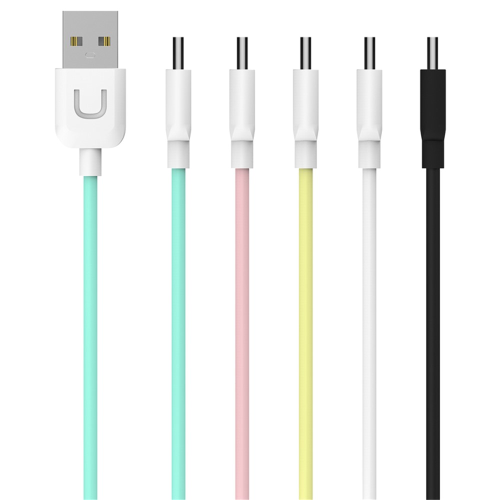 Cable de Carga de Datos Usam 1m USB Para Huawei Mate 9/Galaxy C9 Pro, Etc. - Blanco