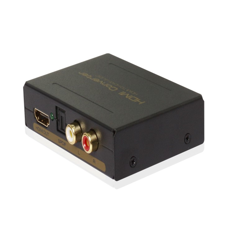 HDMI TO HDMI+ Audio (SPDIF+R/L) Stereo Analog Audio Converter Separator - EU Plug-1