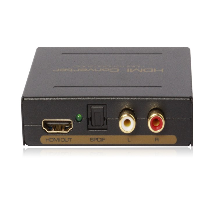 HDMI TO HDMI+ Audio (SPDIF+R/L) Stereo Analog Audio Converter Separator - EU Plug-2