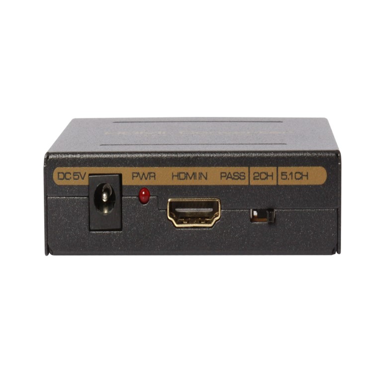 HDMI TO HDMI+ Audio (SPDIF+R/L) Stereo Analog Audio Converter Separator - EU Plug-4