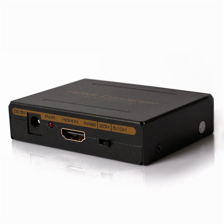 HDMI TO HDMI+ Audio (SPDIF+R/L) Stereo Analog Audio Converter Separator - EU Plug-6