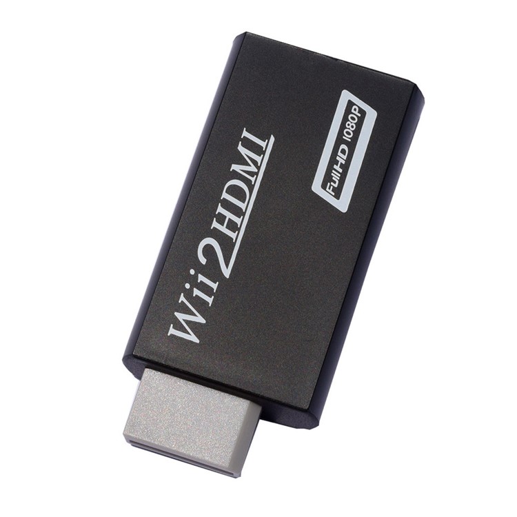 Wii to HDMI Full HD 1080P and 3.5mm Audio Converter for Game Play - Black-3