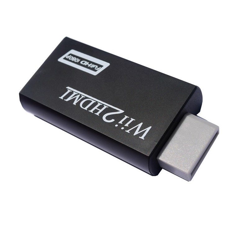 Wii to HDMI Full HD 1080P and 3.5mm Audio Converter for Game Play - Black-4