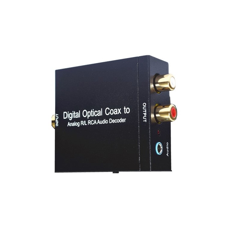 Digital Optical Coaxial to Analog R/L RCA Audio Decoder-1