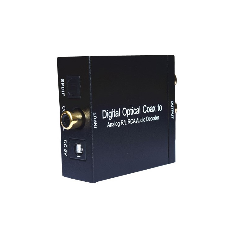 Digital Optical Coaxial to Analog R/L RCA Audio Decoder-2