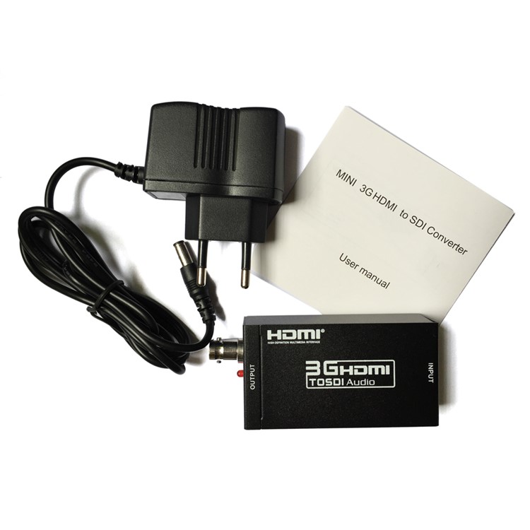 1080P Mini 3G HDMI to SDI Video Converter for Home Theater Cinema PC Laptop - EU Plug-6