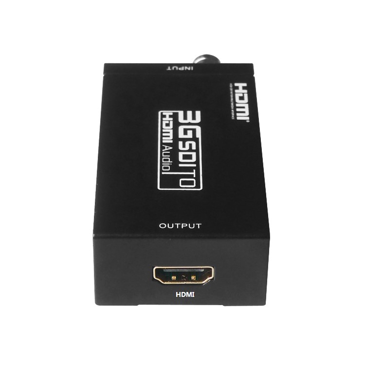Mini 1080P 3G SDI to HDMI Audio Converter Adapter - US Plug-4