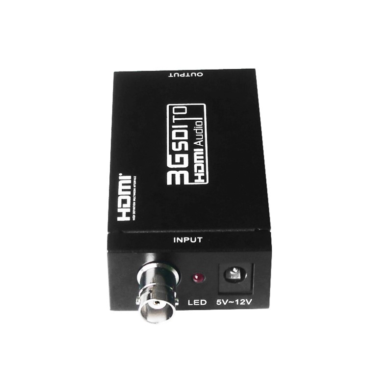 Mini 1080P 3G SDI to HDMI Audio Converter Adapter - US Plug-5