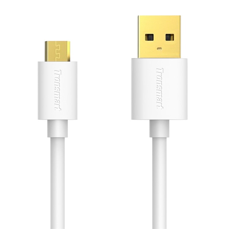 TRONSMART MUPP9 6Pcs/Lot Micro USB Data Sync Charge Cables with Gold-plated Connectors for Samsung LG Etc - White-3