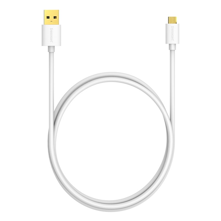 5Pcs/Lot TRONSMART MUPP7 Micro USB Data Sync Charge Cables (0.3M + 3 x 1M + 1.8M) - White-6