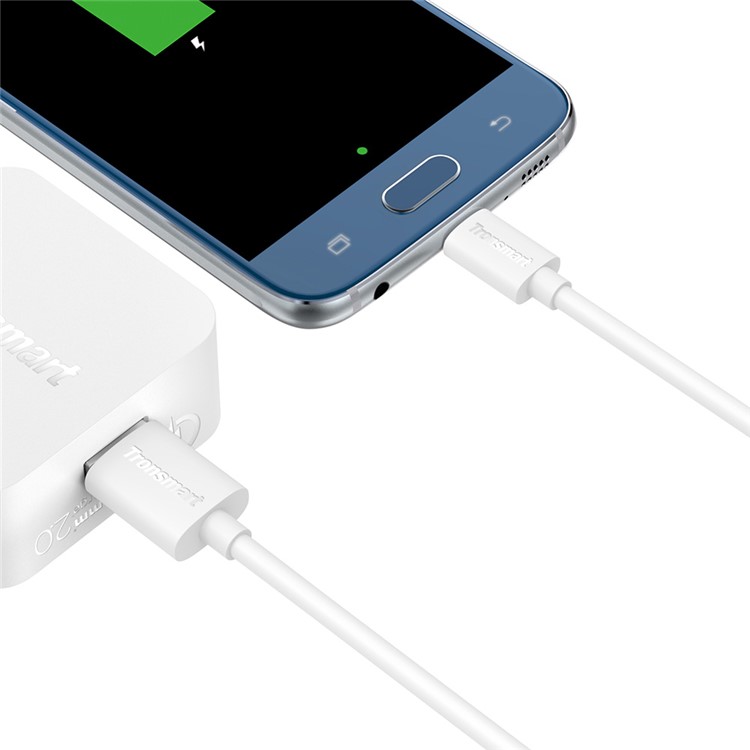 5Pcs/Lot TRONSMART MUPP7 Micro USB Data Sync Charge Cables (0.3M + 3 x 1M + 1.8M) - White-7