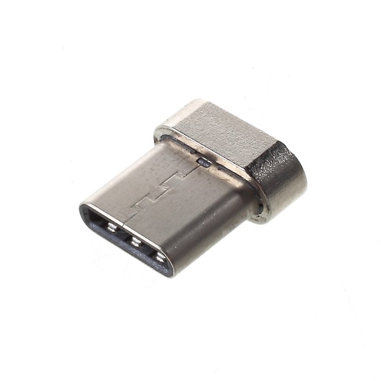 1M Magnetic USB Type-C Sync Data Charger Cable - Silver-12