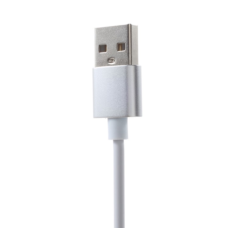 1M Magnetic USB Type-C Sync Data Charger Cable - Silver-4