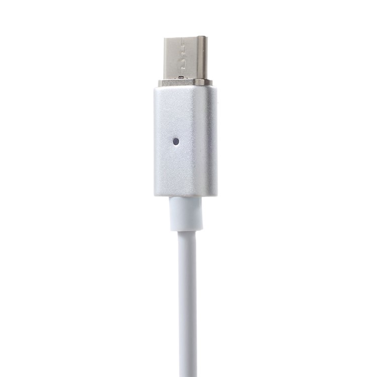 1M Magnetic USB Type-C Sync Data Charger Cable - Silver-6