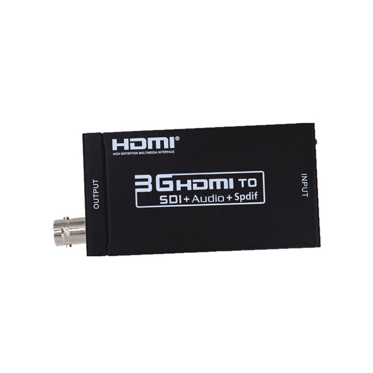 Mini 3G HDMI to SDI + Spdif Toslink + 3.5mm Audio Converter - EU Plug-2