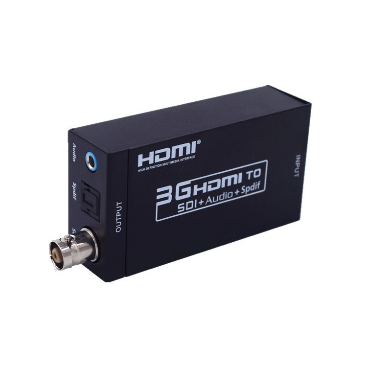 Mini 3G HDMI to SDI + Spdif Toslink + 3.5mm Audio Converter - EU Plug-3