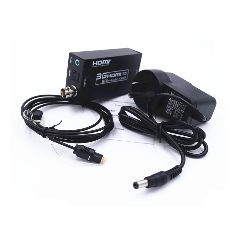 Mini 3G HDMI to SDI + Spdif Toslink + 3.5mm Audio Converter - EU Plug-8