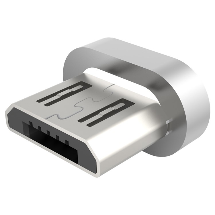 BASEUS Magnetic Micro USB Charging Data Sync Adapter for Android Phones - Silver-3