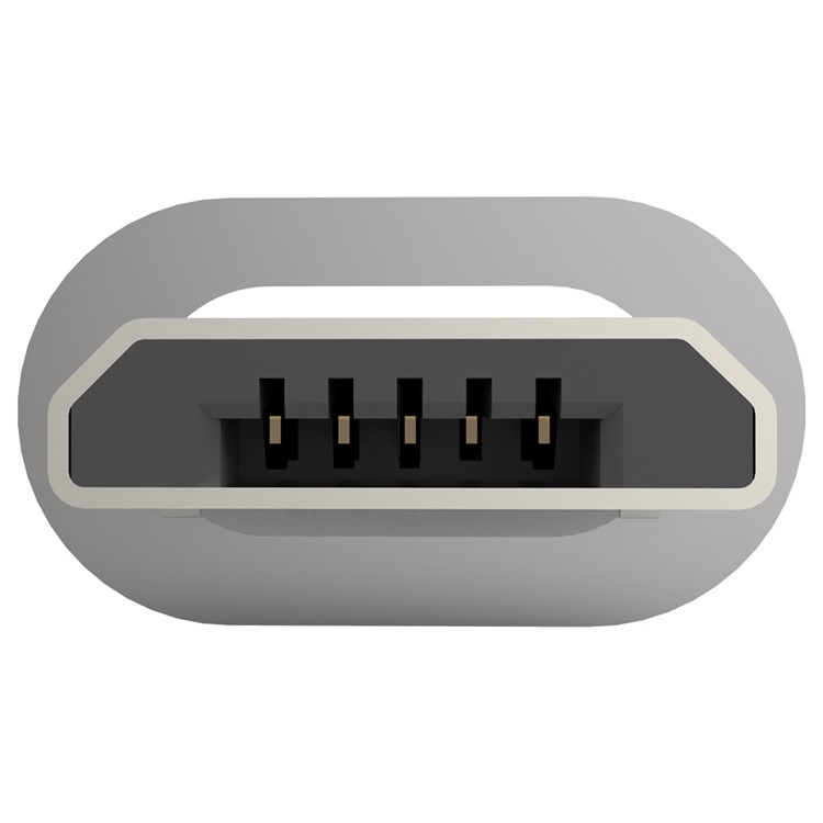 BASEUS Magnetic Micro USB Charging Data Sync Adapter for Android Phones - Silver-5