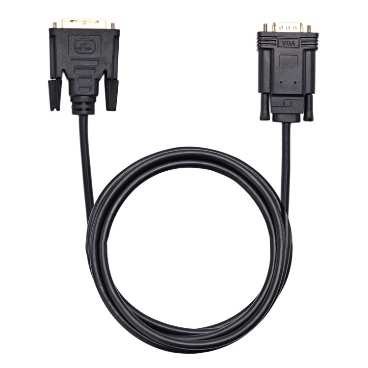 DVI 24+1 DVI-D M to VGA Male With Chip Active Adapter Converter Cable for PC DVD Monitor HDTV-2