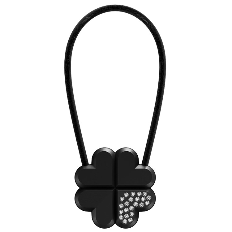 JOYROOM L125 Bling Diamonds Decor Clover Micro USB Cable for Samsung S7 etc. (20cm) - Black-2