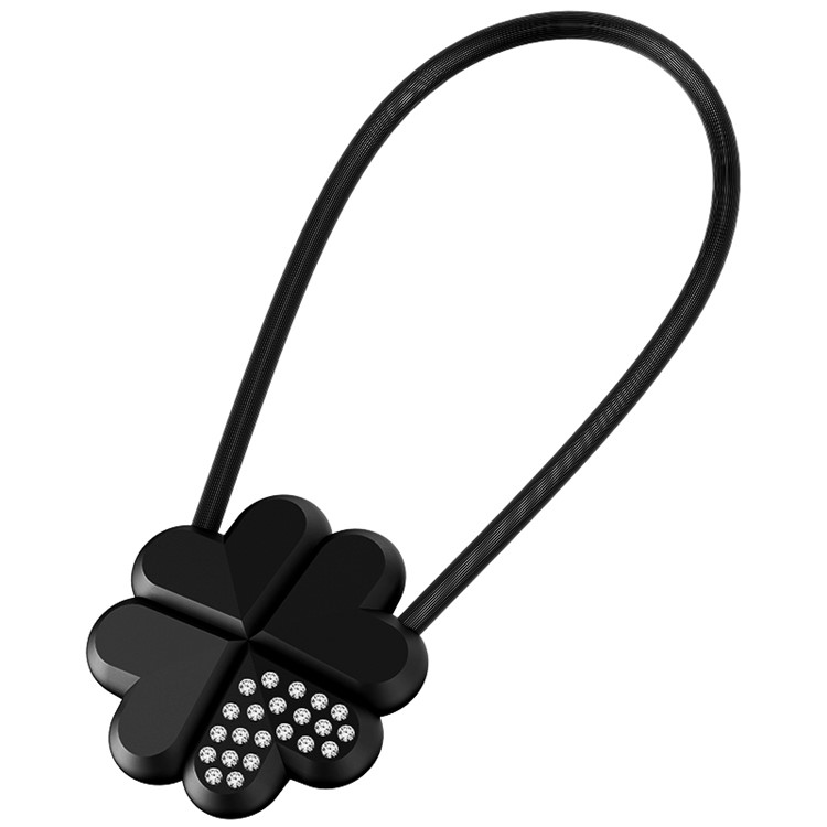 JOYROOM L125 Bling Diamonds Decor Clover Micro USB Cable for Samsung S7 etc. (20cm) - Black-3
