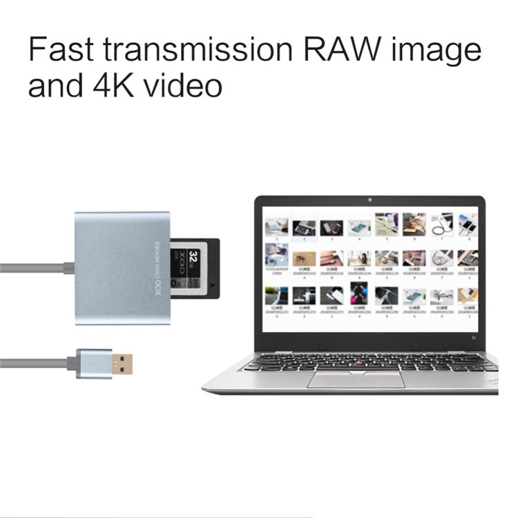 Professional USB 3.0 to G Series XQD 2.0 Memory Card Reader Writer Slot Adapter-11