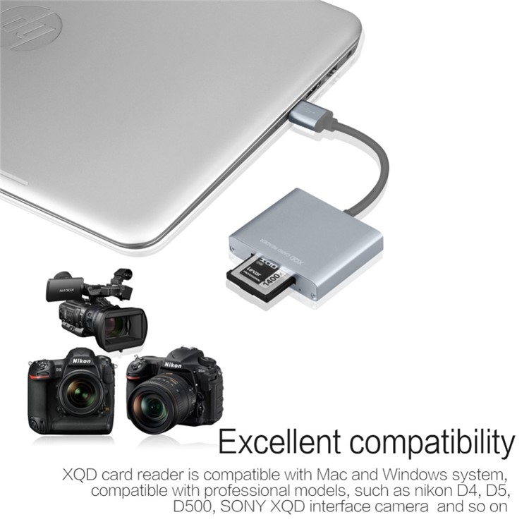 Professional USB 3.0 to G Series XQD 2.0 Memory Card Reader Writer Slot Adapter-12