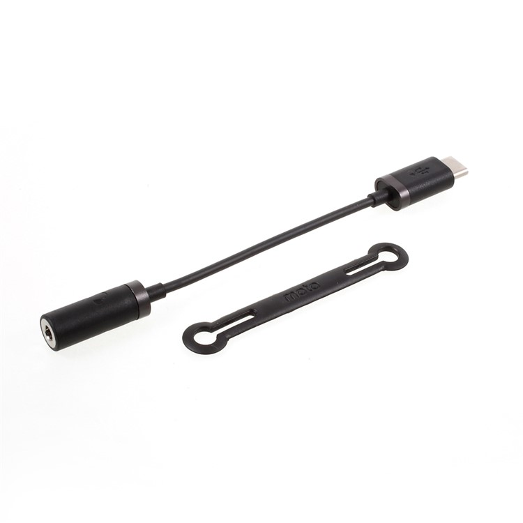 

MOTOROLA OEM Type-C Port to 3.5mm Female Audio Jack Headphone Cable Adapter, Moto Z