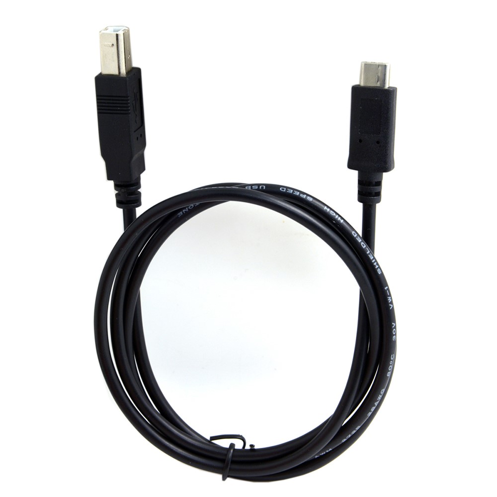 USB-C USB 3.1 Type C Male Connector to USB 2.0 B Type Male Data Cable for Cell Phone & Macbook & Laptop-2