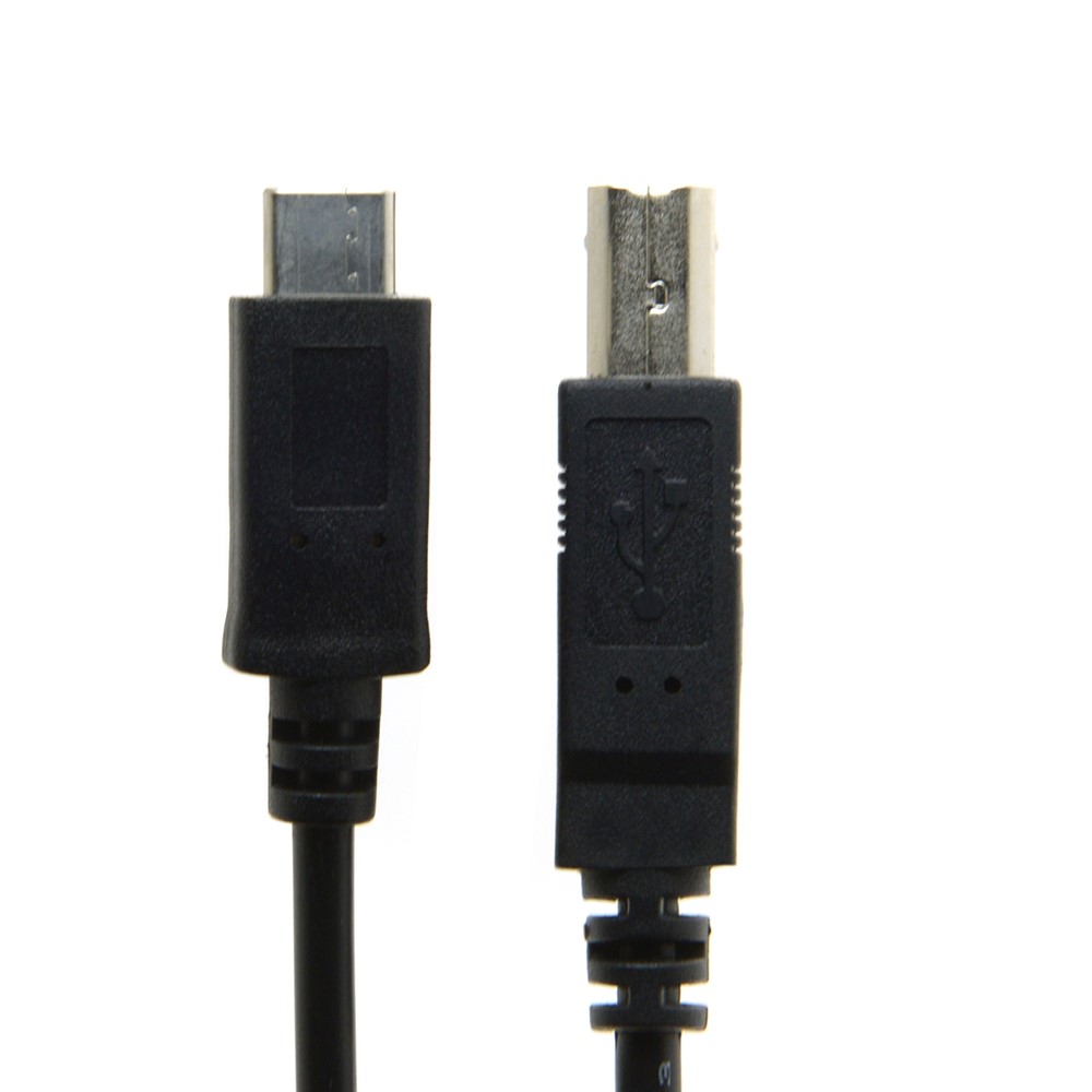 USB-C USB 3.1 Type C Male Connector to USB 2.0 B Type Male Data Cable for Cell Phone & Macbook & Laptop-4