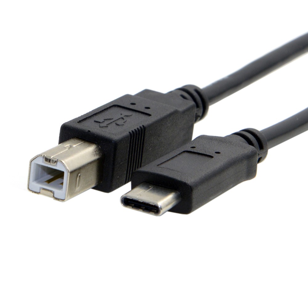 USB-C USB 3.1 Type C Male Connector to USB 2.0 B Type Male Data Cable for Cell Phone & Macbook & Laptop-7