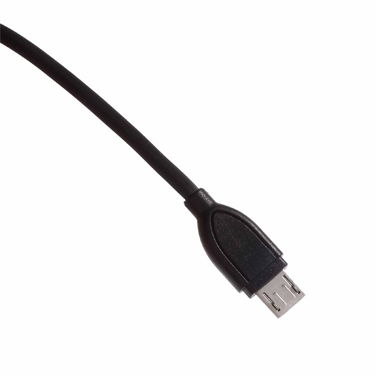 XO NB8 Micro USB Data Sync Charging Cable 1m for Android Phone - Black-5