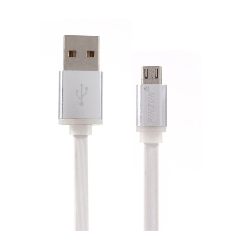 PINZUN 1M Micro USB Data Sync Charging Cable for Samsung HTC LG Huawei - White-1