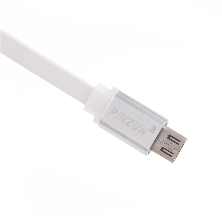 PINZUN 1M Micro USB Data Sync Charging Cable for Samsung HTC LG Huawei - White-3