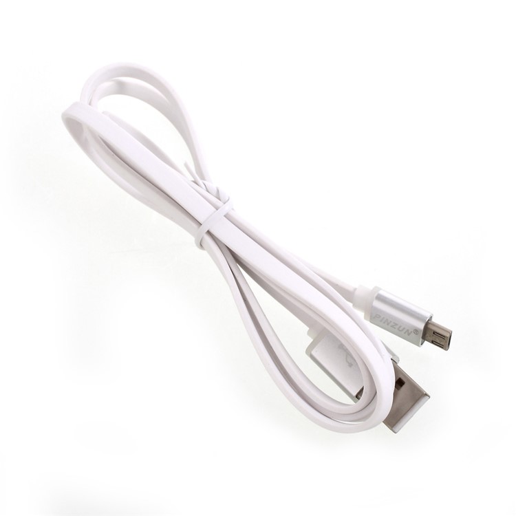 PINZUN 1M Micro USB Data Sync Charging Cable for Samsung HTC LG Huawei - White-5