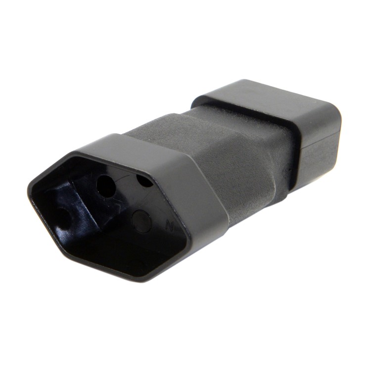 IEC320 C14 to Switzerland Swiss 3Pin Female Power Adapter Rated 10A 250V-6