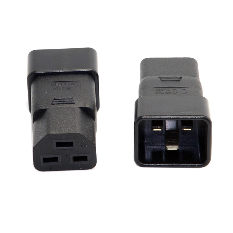 IEC320 C20 to C21 C19 Male to Female Extension PDU UPS Power Adapter Rated 10A 250V (PW-183)-2