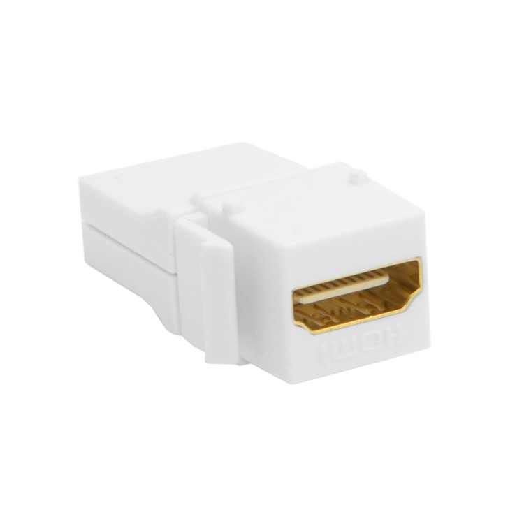 90 Degree Right Angled HDMI 1.4 Snap-in Female to Female Keystone Jack Coupler Adapter-6
