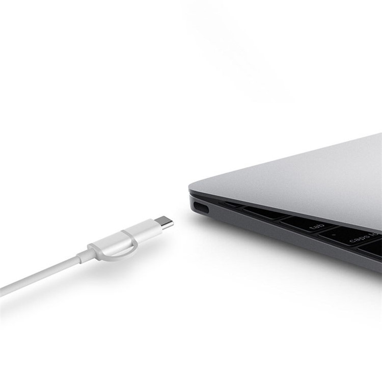 ZMI 30CM 2-in-1 Type-C + Micro USB Charging Cable - White-3