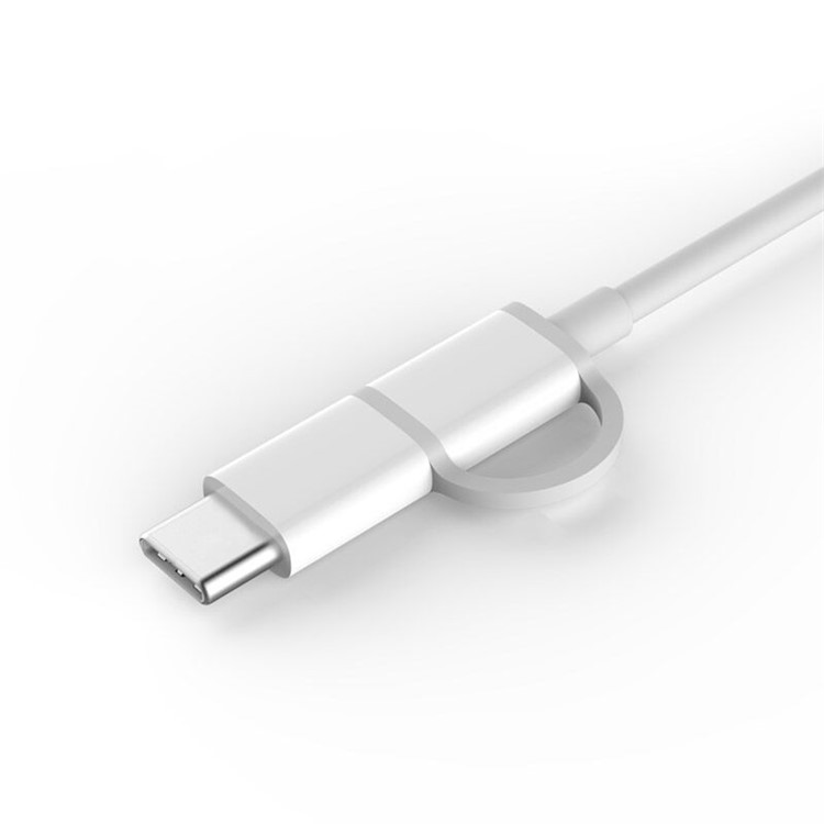 ZMI 30CM 2-in-1 Type-C + Micro USB Charging Cable - White-4