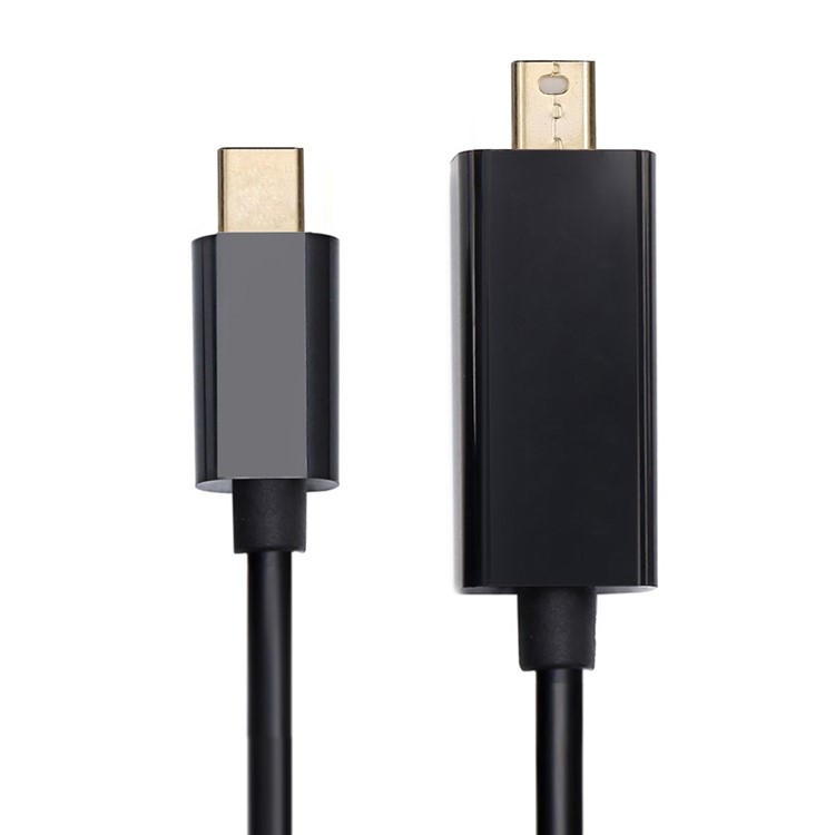 1.8M USB 3.1 Type-C to Mini DP DisplayPort Male Adapter Cable for Macbook & Laptop-2
