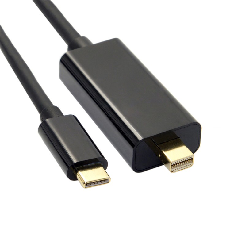 1.8M USB 3.1 Type-C to Mini DP DisplayPort Male Adapter Cable for Macbook & Laptop-3